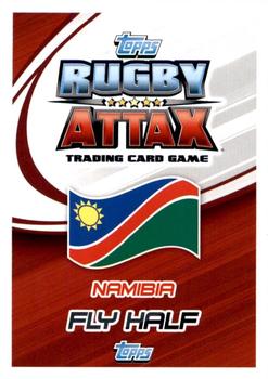 2015 Topps Rugby Attax #179 Theuns Kotze Back